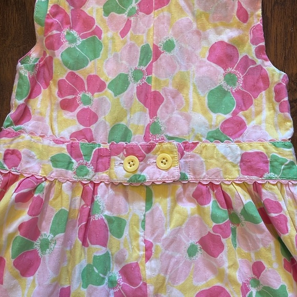 Lilly Pulitzer Floral Dress Girls SZ 5 - Picture 5 of 8